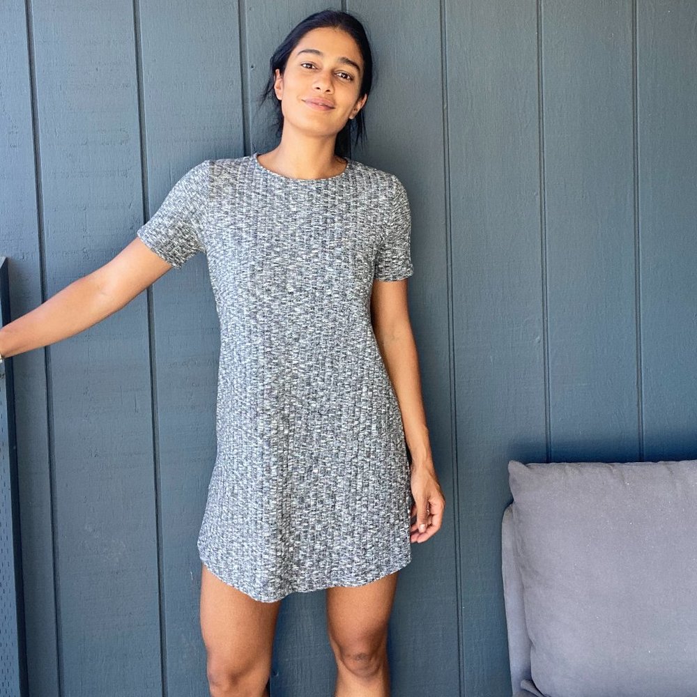 Grey T-shirt Dress
